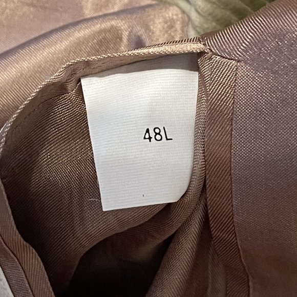 HOLBROOK Vintage MENS BLAZER 48L Corduroy 2 BUTTON SPORT COAT Lined BEIGE 0917AT - Picture 3 of 12